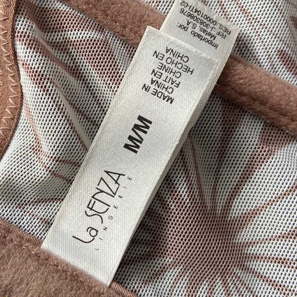 LA SENZA Brown Floral Corset Top -Size M - Picture 4 of 10